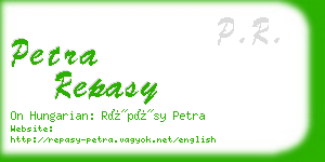 petra repasy business card